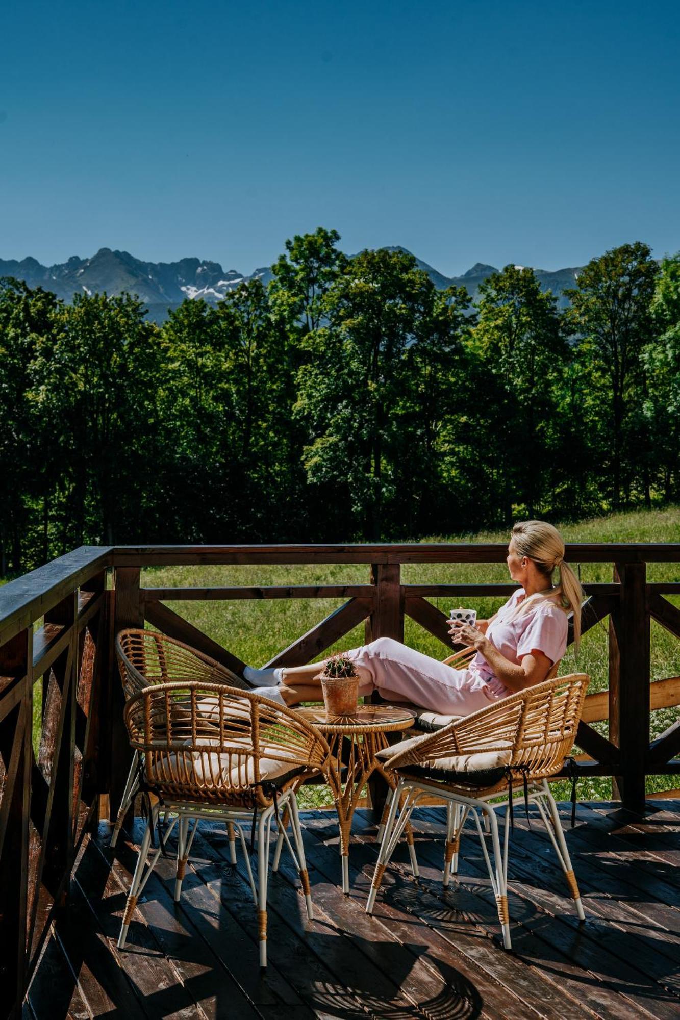 Jurta Na Wypasie - Luksusowy Namiot Z Widokiem Na Gory - Jacuzzi, Sauna, Split Ac, Private, Star View Zakopane Exterior foto
