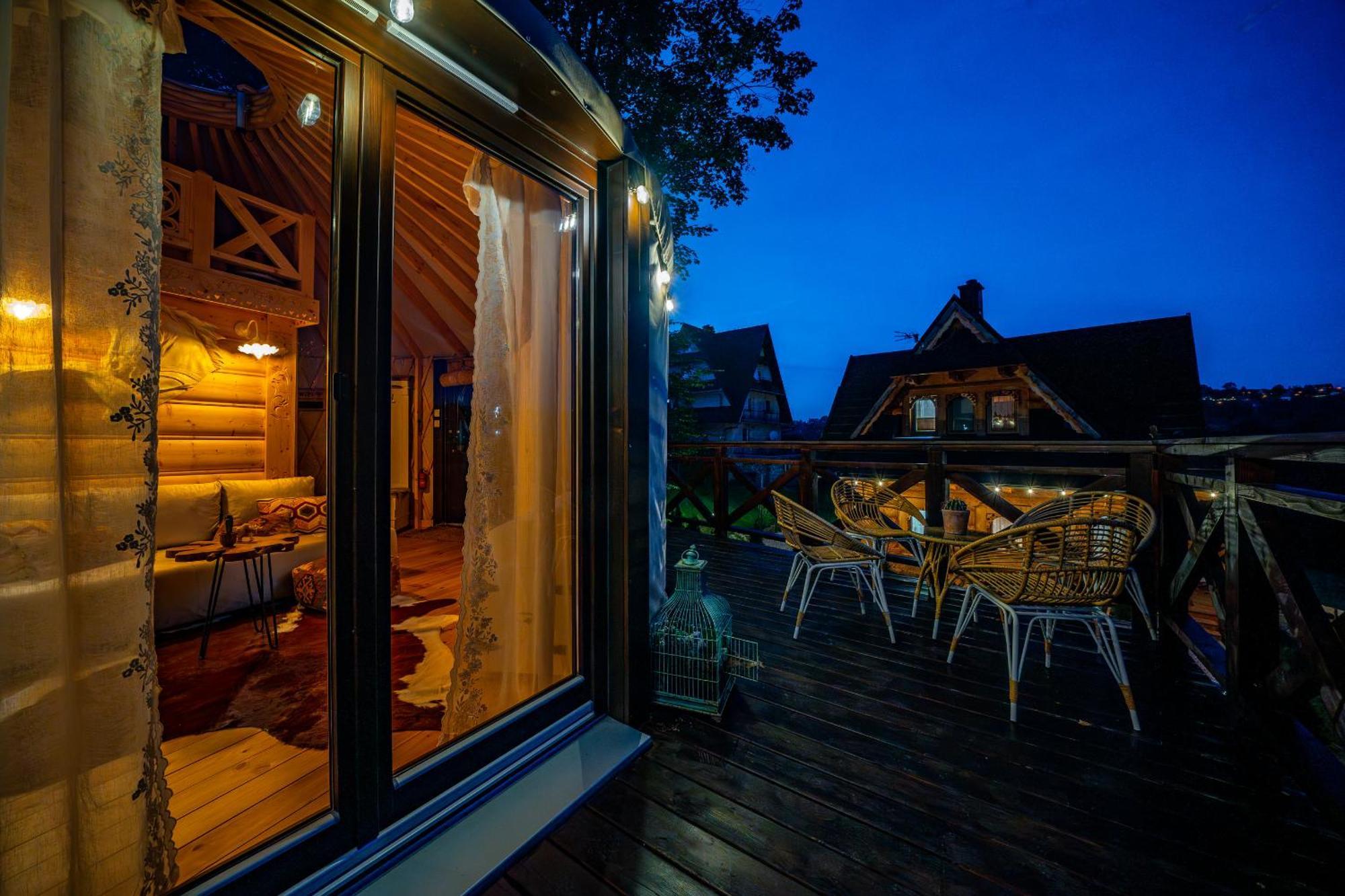 Jurta Na Wypasie - Luksusowy Namiot Z Widokiem Na Gory - Jacuzzi, Sauna, Split Ac, Private, Star View Zakopane Exterior foto