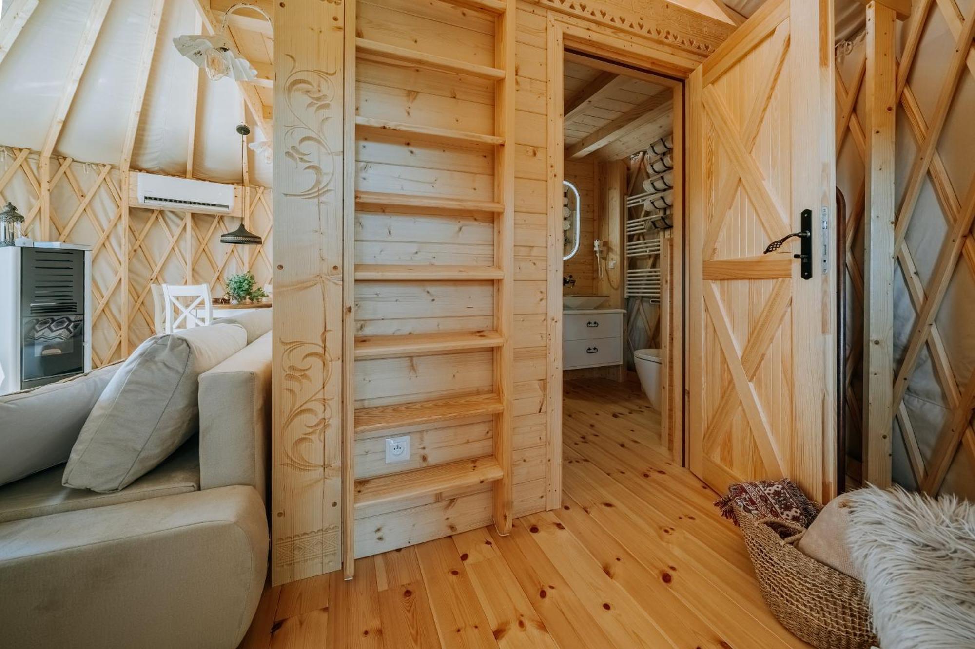 Jurta Na Wypasie - Luksusowy Namiot Z Widokiem Na Gory - Jacuzzi, Sauna, Split Ac, Private, Star View Zakopane Exterior foto