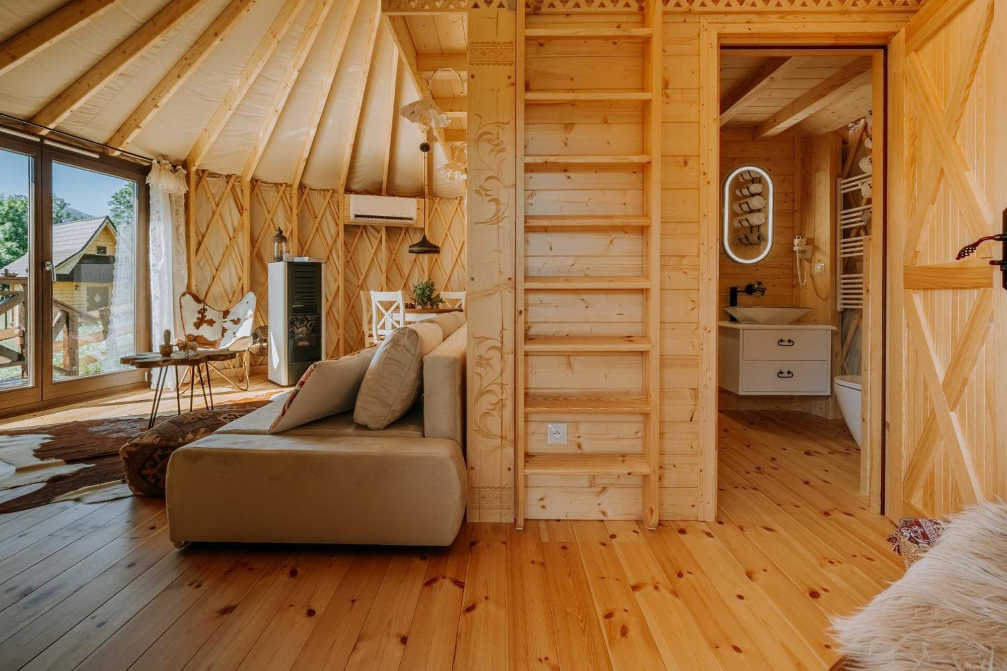 Jurta Na Wypasie - Luksusowy Namiot Z Widokiem Na Gory - Jacuzzi, Sauna, Split Ac, Private, Star View Zakopane Exterior foto