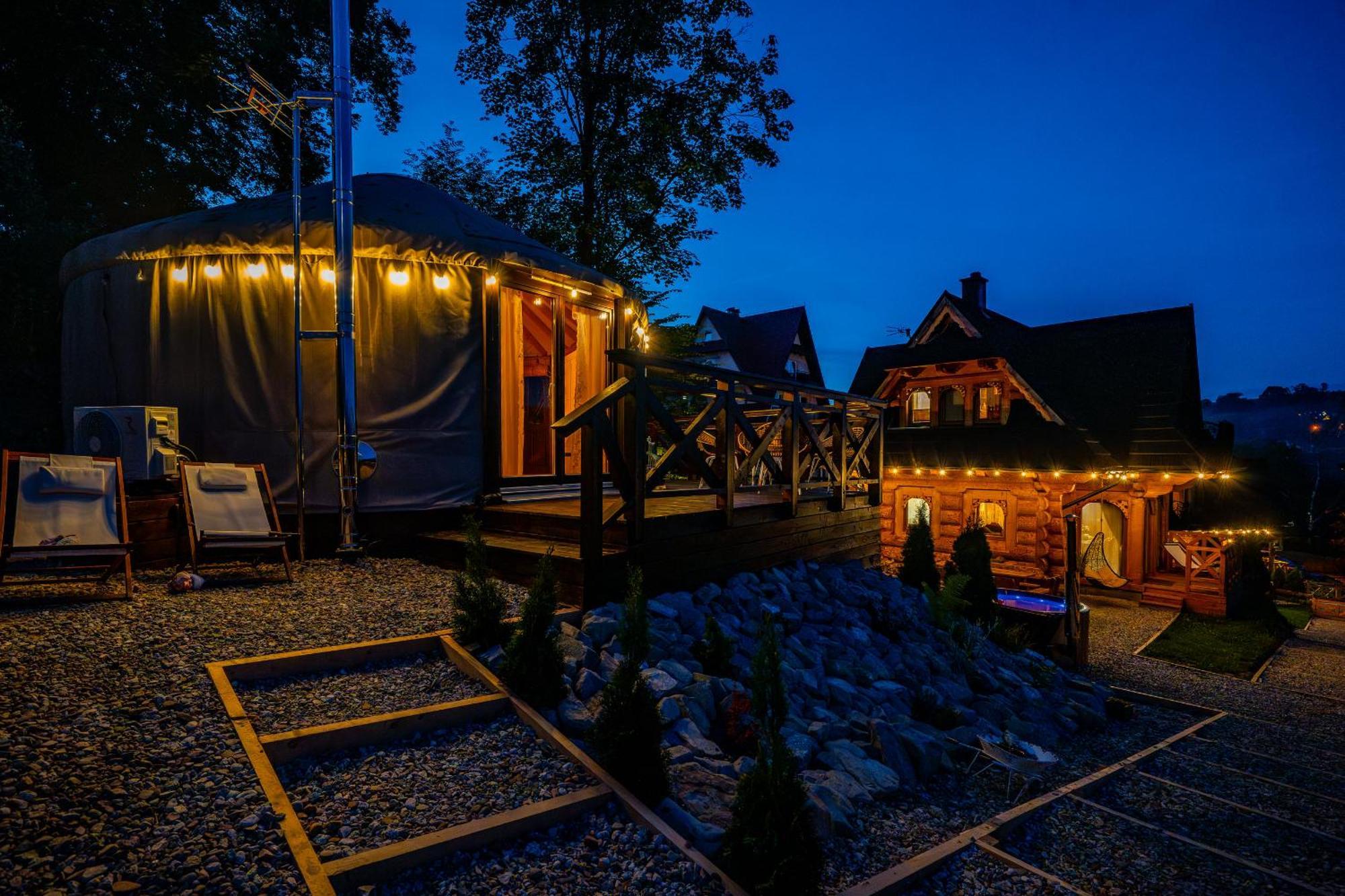 Jurta Na Wypasie - Luksusowy Namiot Z Widokiem Na Gory - Jacuzzi, Sauna, Split Ac, Private, Star View Zakopane Exterior foto