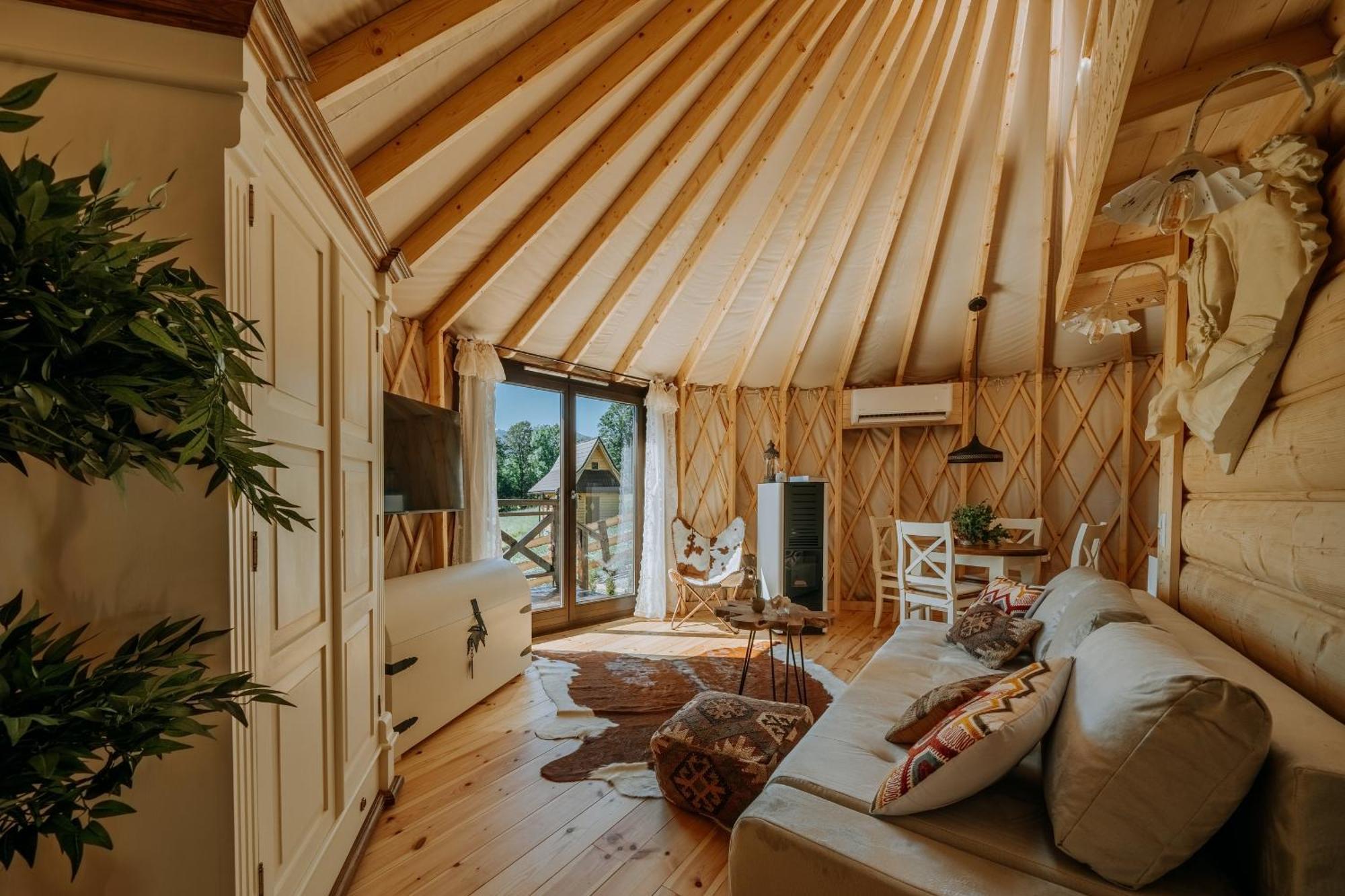 Jurta Na Wypasie - Luksusowy Namiot Z Widokiem Na Gory - Jacuzzi, Sauna, Split Ac, Private, Star View Zakopane Exterior foto
