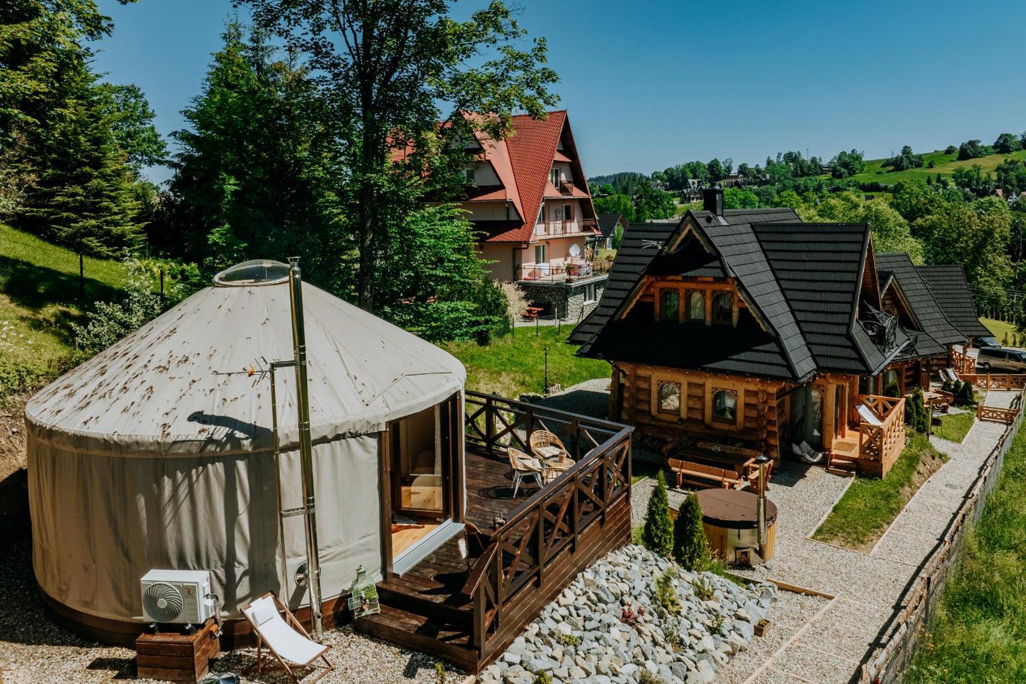 Jurta Na Wypasie - Luksusowy Namiot Z Widokiem Na Gory - Jacuzzi, Sauna, Split Ac, Private, Star View Zakopane Exterior foto