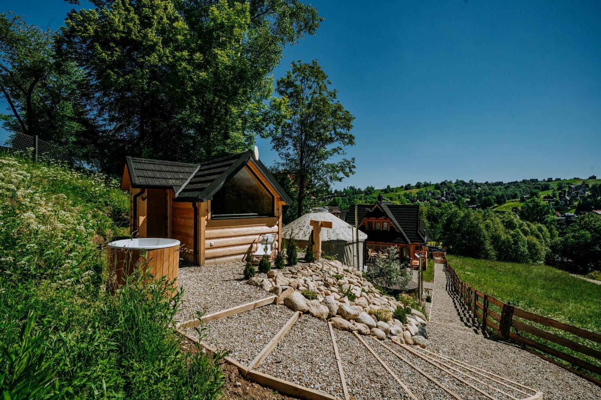 Jurta Na Wypasie - Luksusowy Namiot Z Widokiem Na Gory - Jacuzzi, Sauna, Split Ac, Private, Star View Zakopane Exterior foto
