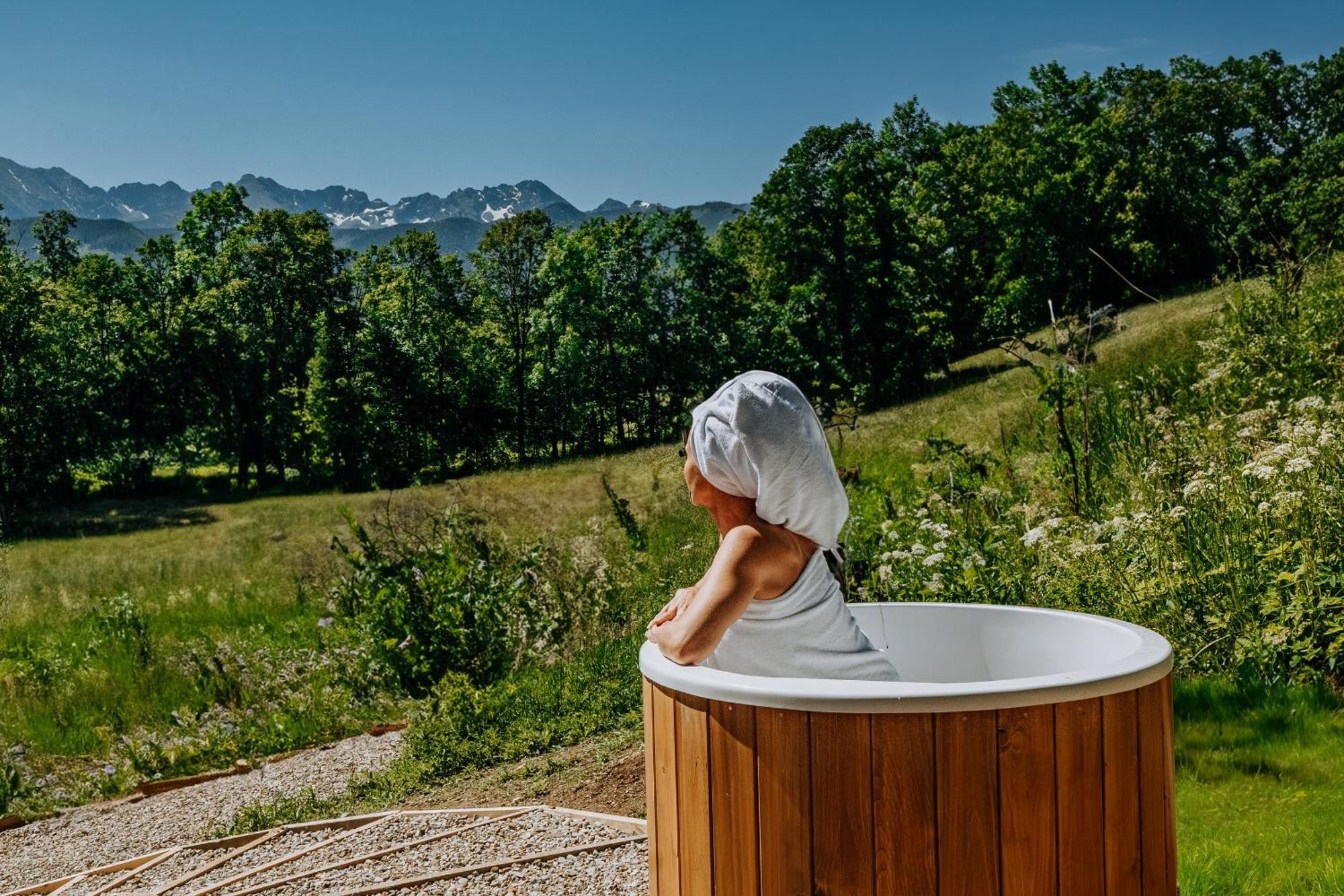 Jurta Na Wypasie - Luksusowy Namiot Z Widokiem Na Gory - Jacuzzi, Sauna, Split Ac, Private, Star View Zakopane Exterior foto